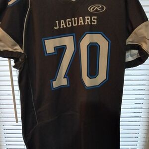 Rawlings Black and Gray Jaguars Jersey